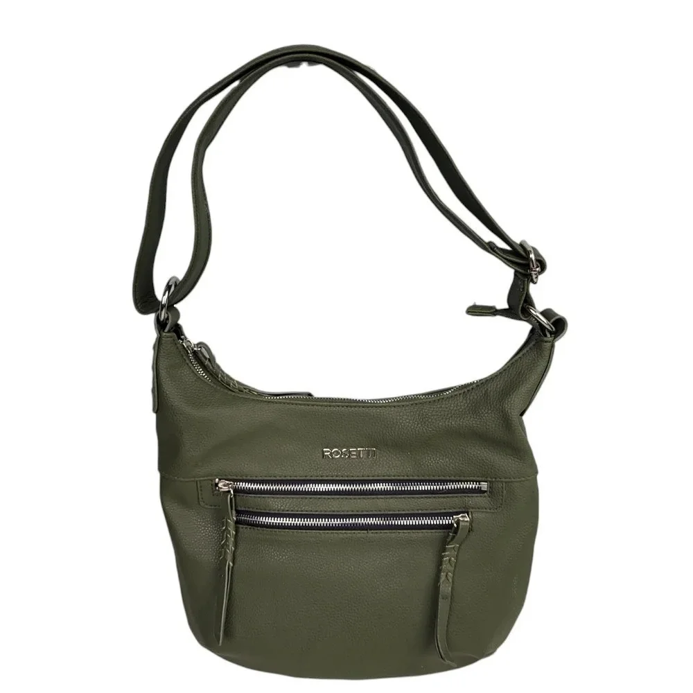 Rosetti London Green Crossbody Hobo Bag